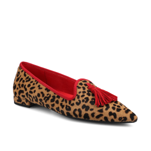 The Starfinch 15 Tassel - Leopardprint Haircalf
