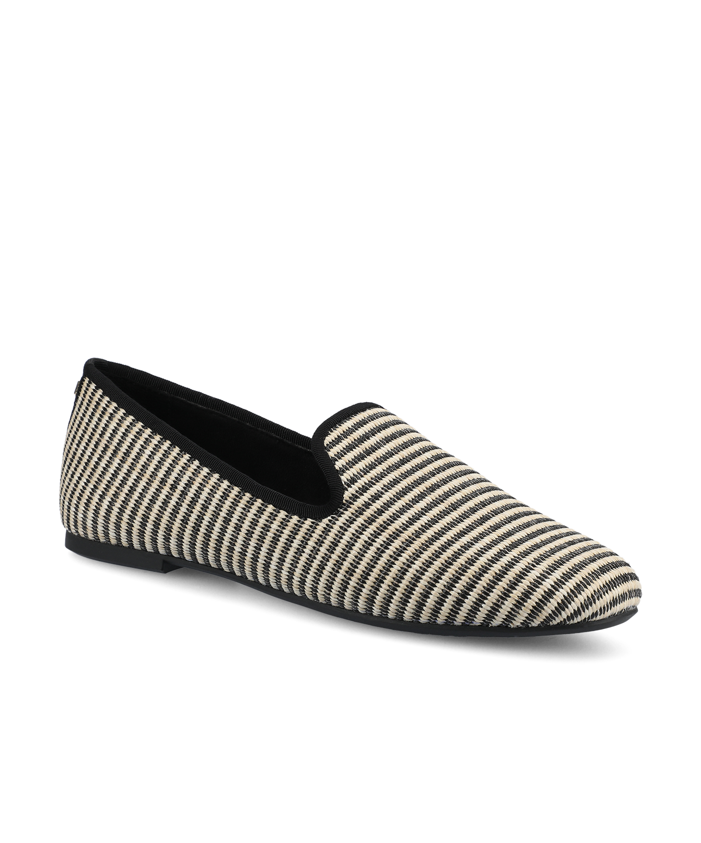 The Starling - Black/Off White Two Tone Raffia